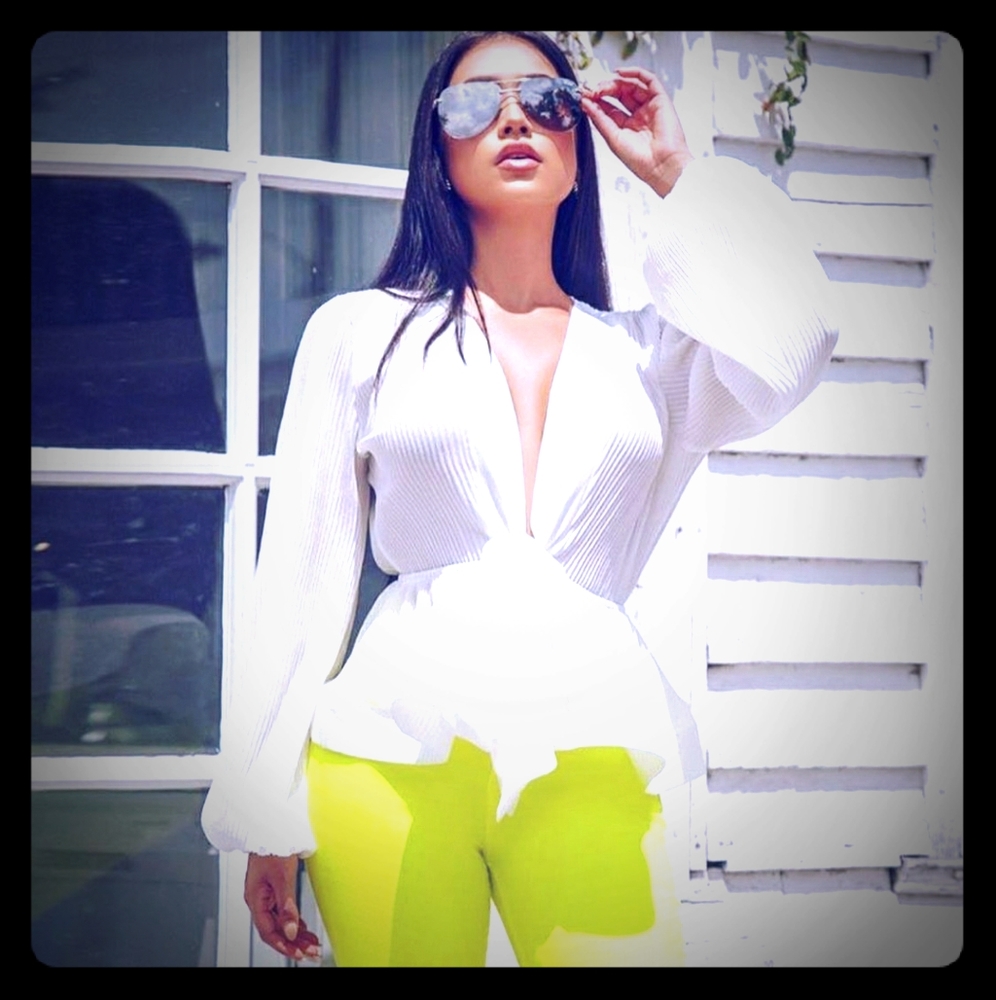 Brand New with tags white fancy Top